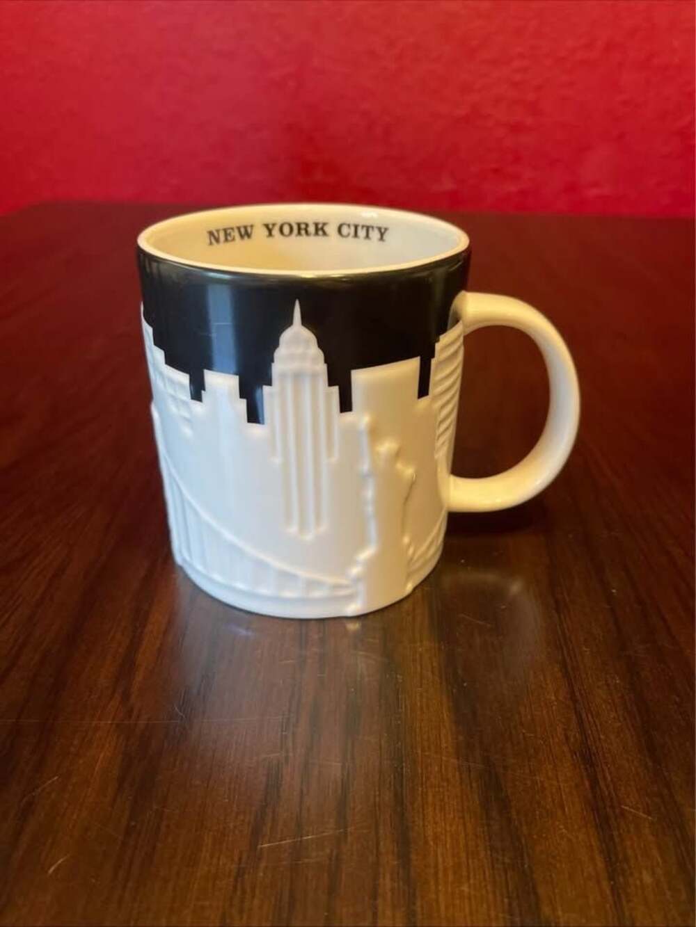 2012 Starbucks New York City 3D Relief Collector Series Mug